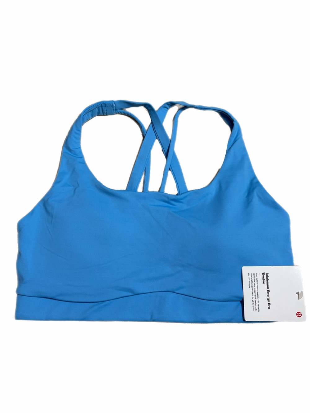 NWT Lululemon Energy Bra *Evolve *Medium Support (Ocean Wave) Size S